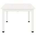 STOLIK KAWOWY BIAŁY 60X 50X 36CM LITE DREWNO SOSNOWE