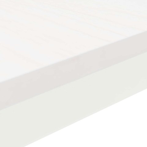 STOLIK KAWOWY BIAŁY 60X 50X 36CM LITE DREWNO SOSNOWE