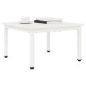STOLIK KAWOWY BIAŁY 60X 60X 36CM LITE DREWNO SOSNOWE