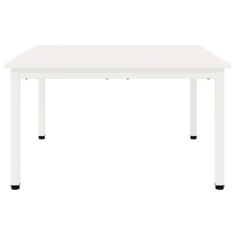 STOLIK KAWOWY BIAŁY 80X 80X 45CM LITE DREWNO SOSNOWE