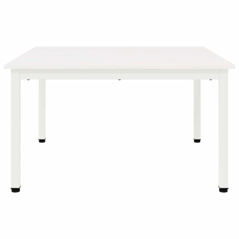 STOLIK KAWOWY BIAŁY 80X 80X 45CM LITE DREWNO SOSNOWE