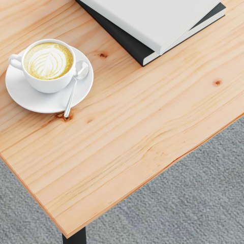 STOLIK KAWOWY NATURALNY 100X 100X 45CM LITE DREWNO SOSNOWE