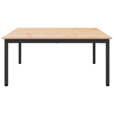 STOLIK KAWOWY NATURALNY 100X 100X 45CM LITE DREWNO SOSNOWE