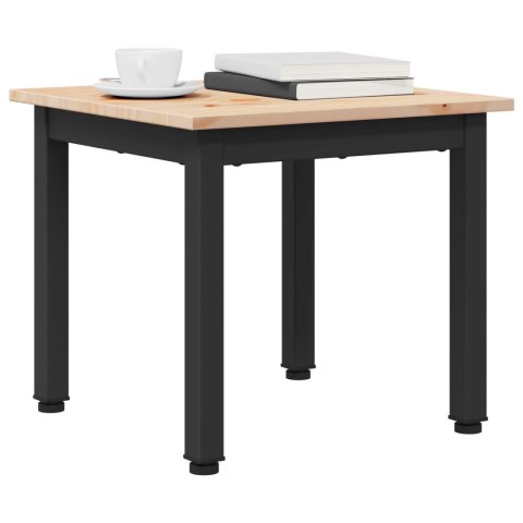 STOLIK KAWOWY NATURALNY 40X 40X 36CM LITE DREWNO SOSNOWE