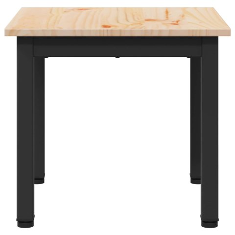 STOLIK KAWOWY NATURALNY 40X 40X 36CM LITE DREWNO SOSNOWE