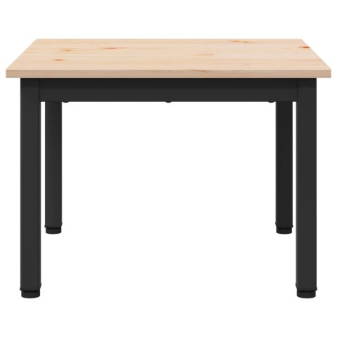 STOLIK KAWOWY NATURALNY 50X 50X 36CM LITE DREWNO SOSNOWE