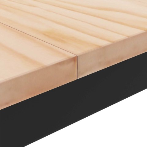 STOLIK KAWOWY NATURALNY 80X 80X 45CM LITE DREWNO SOSNOWE