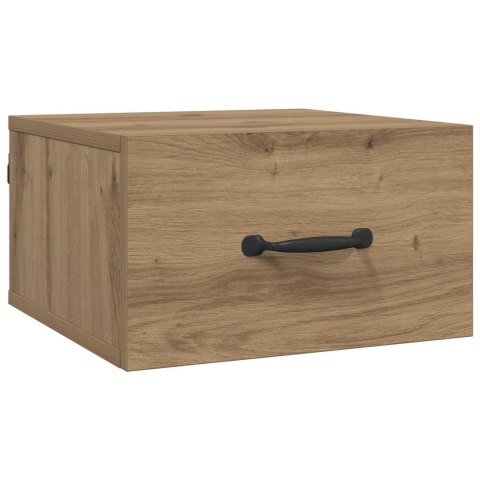 SZAFKA NOCNA Z SZUFLADĄ DĄB RZEMIEŚLNICZY 35X 35X 20CM