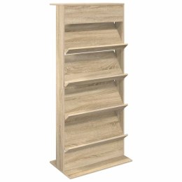 REGAŁ NA GAZETY Z PÓŁKĄ DĄB SONOMA 70X 41X 156CM