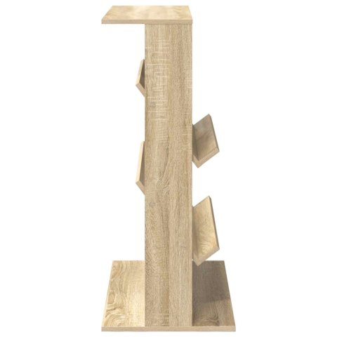 REGAŁ NA GAZETY Z PÓŁKĄ DĄB SONOMA 70X 41X 96CM