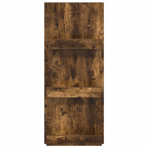 REGAŁ NA GAZETY Z PÓŁKĄ DĄB WĘDZONY 43X 11X 102CM