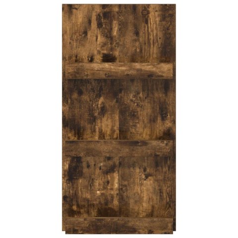 REGAŁ NA GAZETY Z PÓŁKĄ DĄB WĘDZONY 51X 11X 102CM