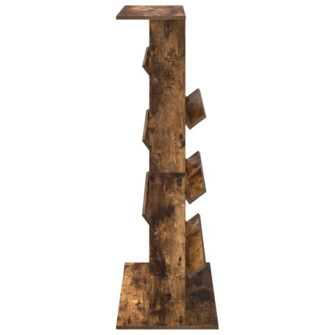 REGAŁ NA GAZETY Z PÓŁKĄ DĄB WĘDZONY 70X 41X 126CM