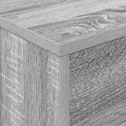 REGAŁ NA GAZETY Z PÓŁKĄ SZARY SONOMA 70X 41X 126CM