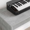 STOJAK NA KEYBOARD BETONOWY SZARY 100X 32X 64CM