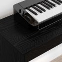 STOJAK NA KEYBOARD CZARNY DĄB 100X 32X 64CM