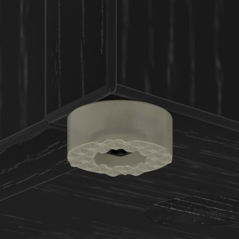 STOJAK NA PARASOL CZARNY DĄB 20X 20X 55,5CM