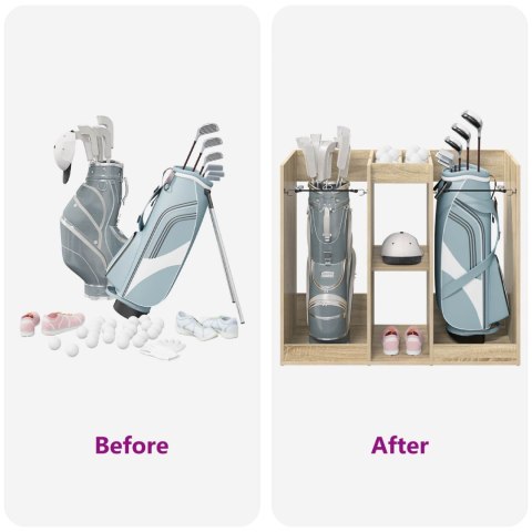 SZAFKA GOLFOWA GŁADKI DĄB SONOMA 102X 45X 85,5CM