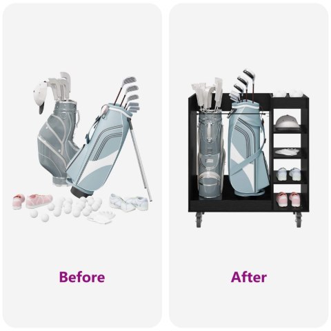 SZAFKA GOLFOWA Z KOŁEM GŁADKI CZARNY DĄB 90X 45X 98CM