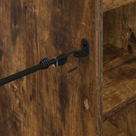 SZAFKA GOLFOWA Z KOŁEM GŁADKI DĄB WĘDZONY 65X 45X 98CM