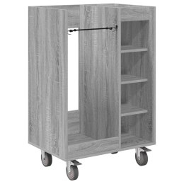 SZAFKA GOLFOWA Z KOŁEM GŁADKI SZARY SONOMA 65X 45X 98CM