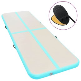 MATA GIMNASTYCZNA Z POMPKĄ 500X100X10CM PVC ZIELONA