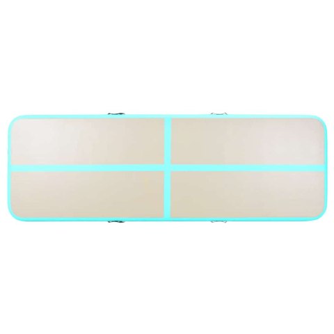 MATA GIMNASTYCZNA Z POMPKĄ 500X100X10CM PVC ZIELONA
