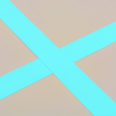 MATA GIMNASTYCZNA Z POMPKĄ 500X100X10CM PVC ZIELONA