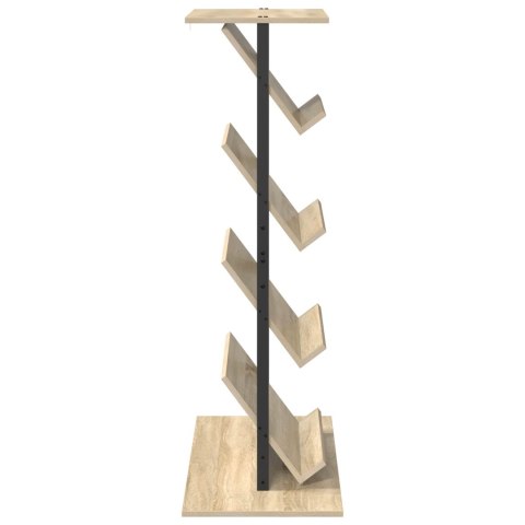 REGAŁ NA GAZETY Z PÓŁKĄ DĄB SONOMA 68X 40X 123.5CM