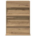 REGAŁ NA GAZETY Z PÓŁKĄ DĄB RZEMIEŚLNICZY 70X 41X 96CM