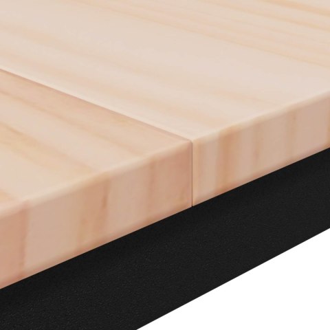 STÓŁ BAROWY NATURALNY 60X60X105CM LITE DREWNO SOSNOWE