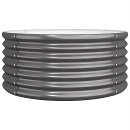 DONICA OGRODOWA OGRODOWA STAL OCYNKOWANA 80X80X36CM ANTRACYT