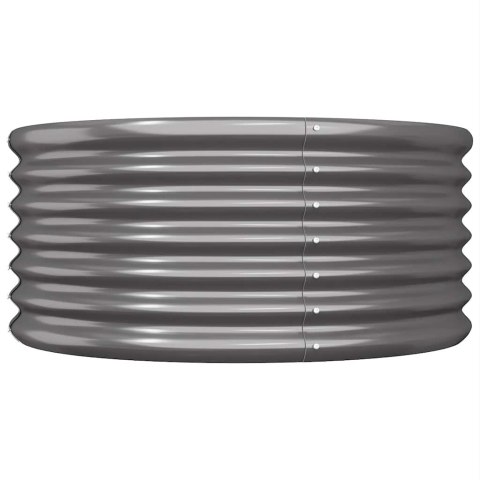 DONICA OGRODOWA OGRODOWA STAL OCYNKOWANA 80X80X36CM ANTRACYT