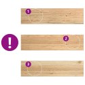 STOPNIE SCHODOWE 8 SZT. SUROWE 100X30X2CM LITE DREWNO DĘBOWE