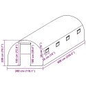 ZASTĘPCZE POKRYCIE SZKLARNI (18M²) 3X6X2M PRZEZROCZYSTE