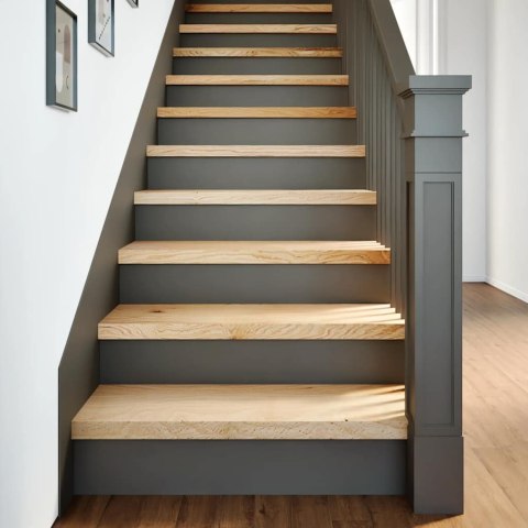 STOPNIE SCHODOWE 20 SZT. SUROWE 70X30X2CM LITE DREWNO DĘBOWE