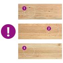 STOPNIE SCHODOWE 20 SZT. SUROWE 70X30X2CM LITE DREWNO DĘBOWE