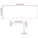 STOPNIE SCHODOWE 20 SZT. SUROWE 70X30X2CM LITE DREWNO DĘBOWE