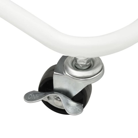 3-POZIOMOWY POMOCNICZY BIAŁY 43X34X79CM STALOWY