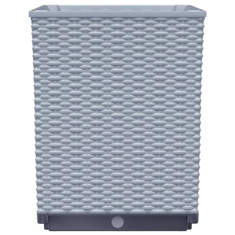 DONICE 4 SZT. JASNOSZARE 30X30X37CM POLIPROPYLEN