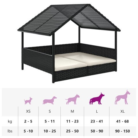 LEGOWISKO DLA PSA Z PODUSZKĄ RATTAN PE