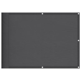 PARAWAN BALKONOWY ANTRACYT 75X1000CM 100% POLIESTER OXFORD