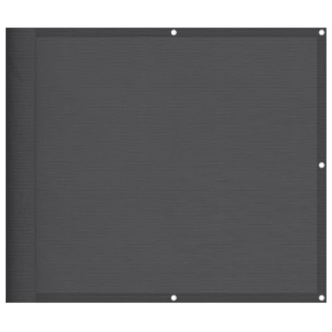 PARAWAN BALKONOWY ANTRACYT 90X800CM 100% POLIESTER OXFORD