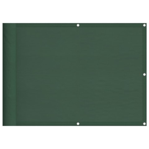 PARAWAN BALKONOWY CIEMNOZIELONY 75X1000CM 100% POLIESTER OXFORD