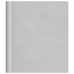 PARAWAN BALKONOWY JASNOSZARY 120X700CM 100% POLIESTER OXFORD