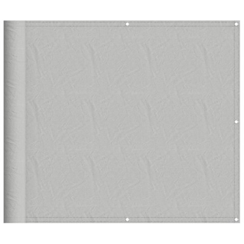 PARAWAN BALKONOWY JASNOSZARY 90X600CM 100% POLIESTER OXFORD