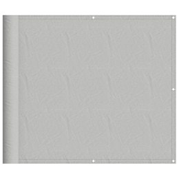 PARAWAN BALKONOWY JASNOSZARY 90X700CM 100% POLIESTER OXFORD