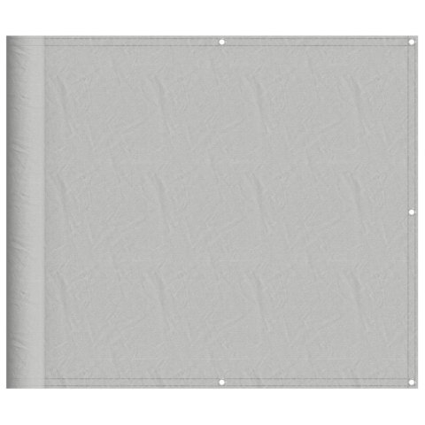 PARAWAN BALKONOWY JASNOSZARY 90X700CM 100% POLIESTER OXFORD