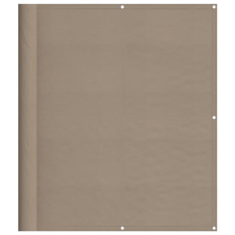 PARAWAN BALKONOWY TAUPE 120X1000CM 100% POLIESTER OXFORD