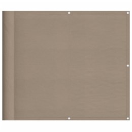 PARAWAN BALKONOWY TAUPE 90X700CM 100% POLIESTER OXFORD